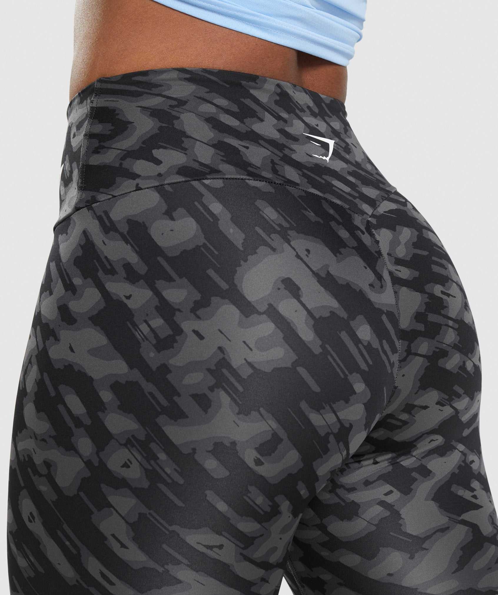 Legginsy Damskie Gymshark Treningowe Czarne | ZPAQ76842