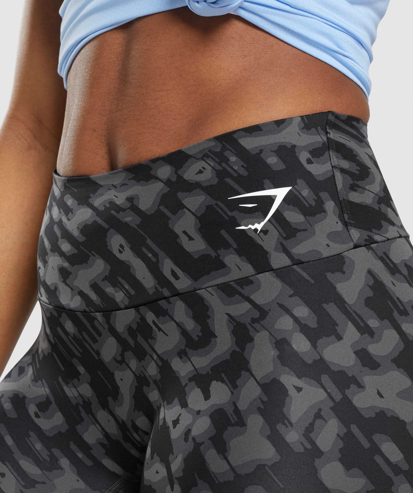 Legginsy Damskie Gymshark Treningowe Czarne | ZPAQ76842