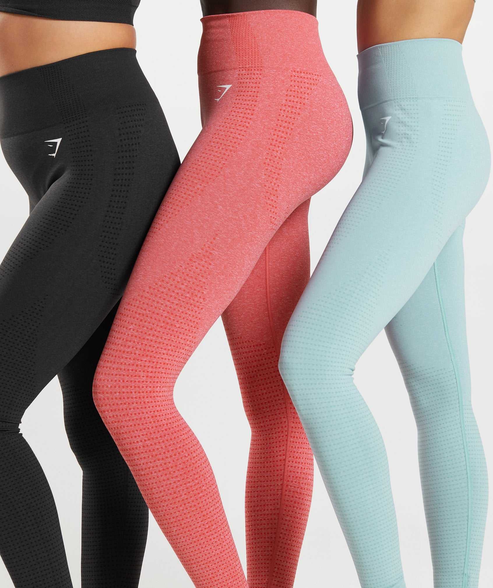 Legginsy Damskie Gymshark Vital Seamless 2.0 Czerwone | ADLE53802