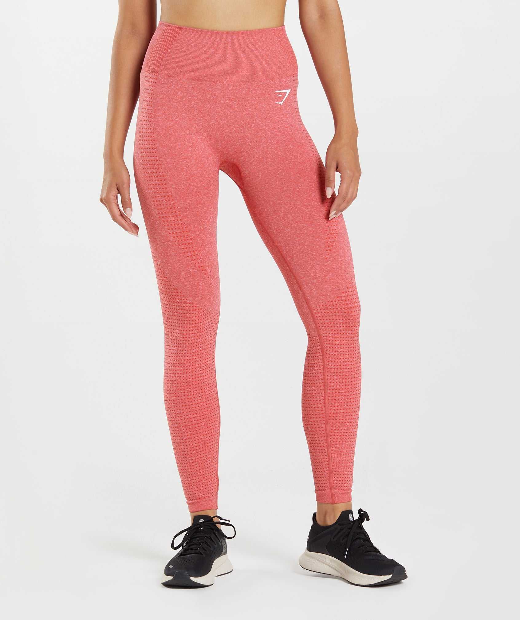 Legginsy Damskie Gymshark Vital Seamless 2.0 Czerwone | ADLE53802