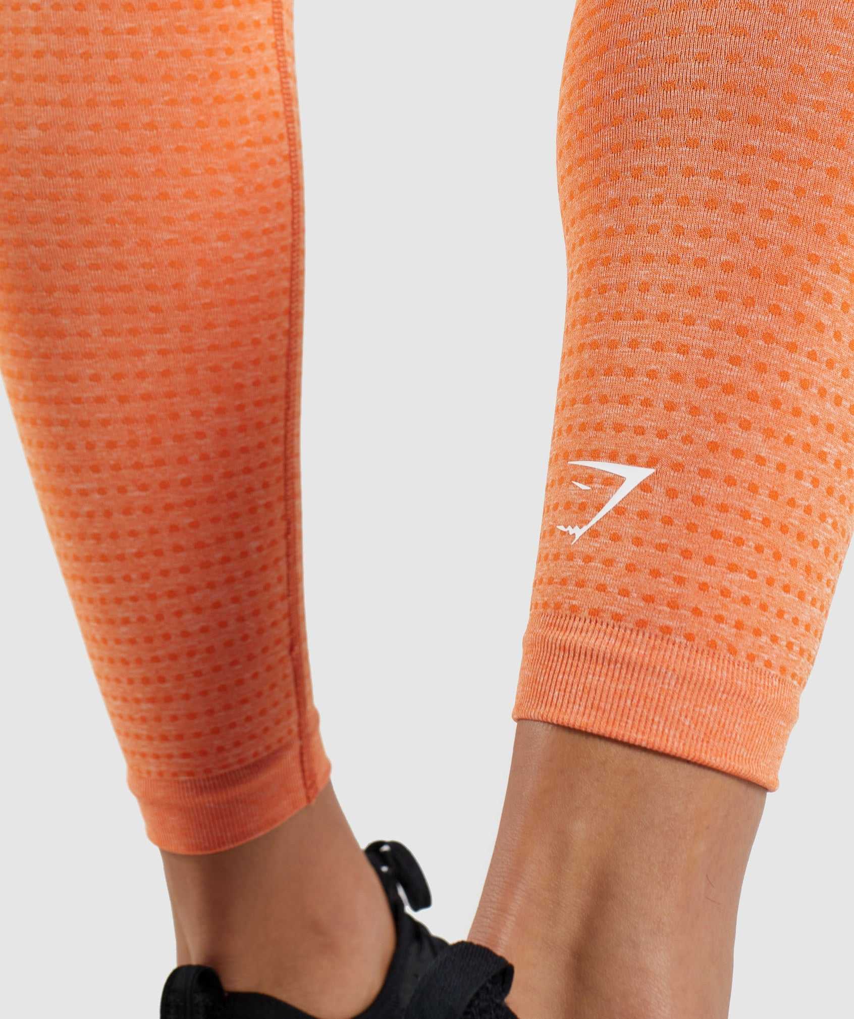 Legginsy Damskie Gymshark Vital Seamless 2.0 Morelowe Pomarańczowe | EGYW34970