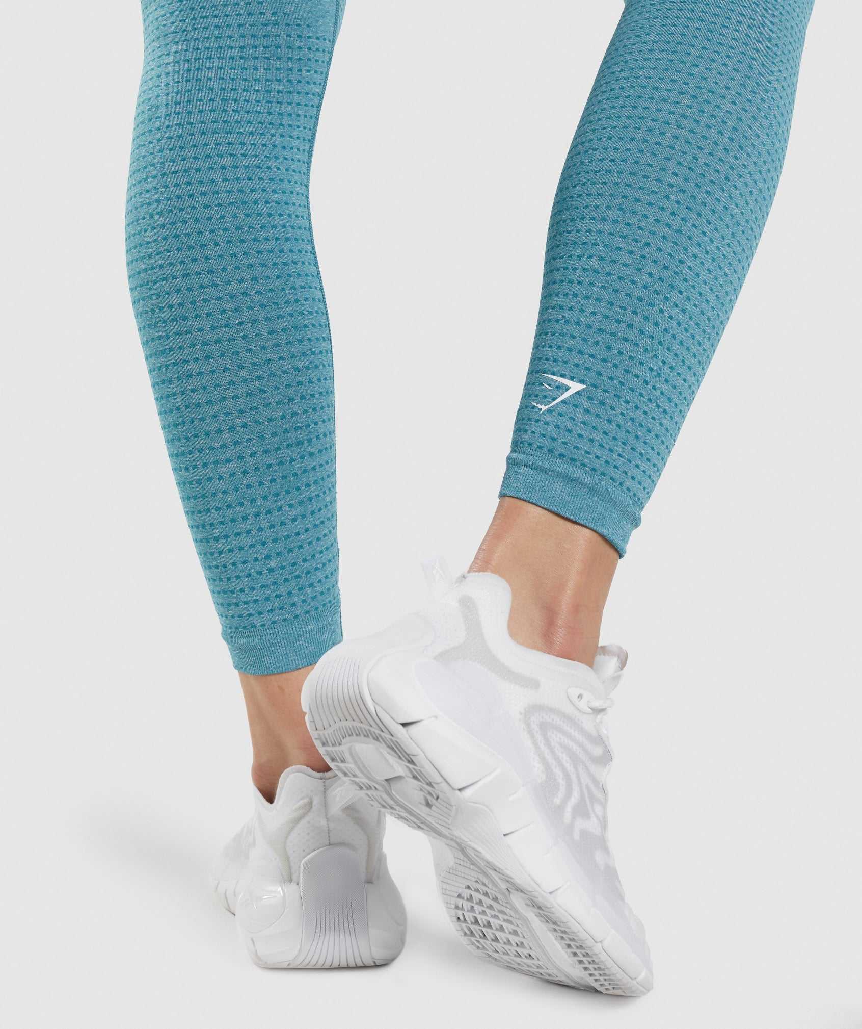 Legginsy Damskie Gymshark Vital Seamless 2.0 Turkusowe | SWPX71254