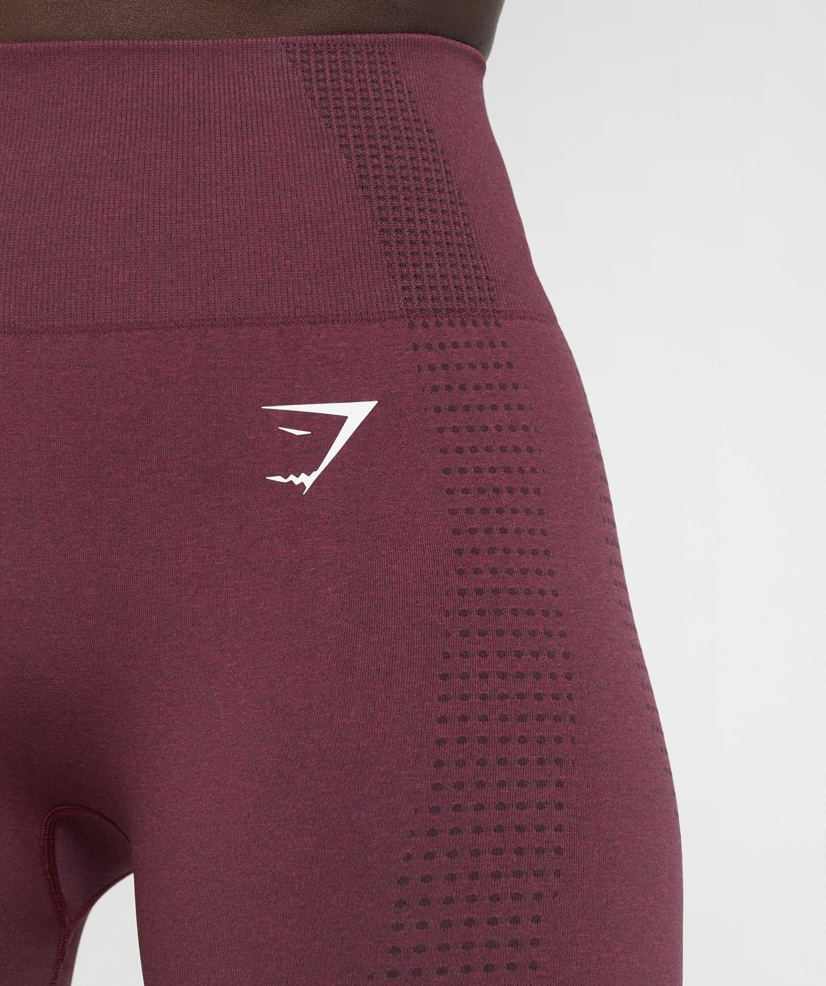 Legginsy Damskie Gymshark Vital Seamless 2.0 Bordowe | VSKE68091