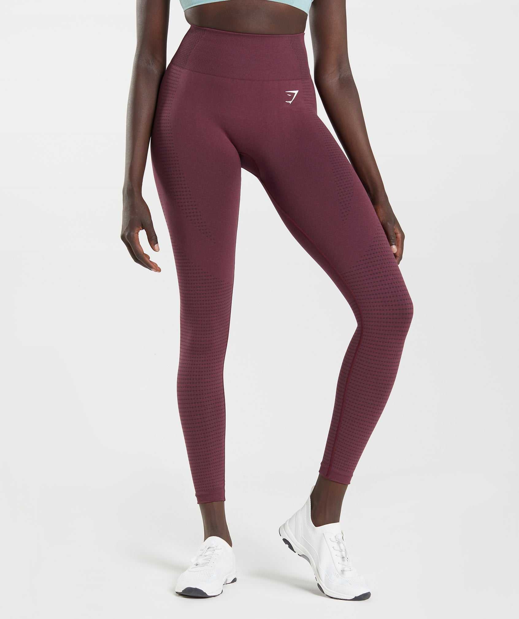 Legginsy Damskie Gymshark Vital Seamless 2.0 Bordowe | VSKE68091