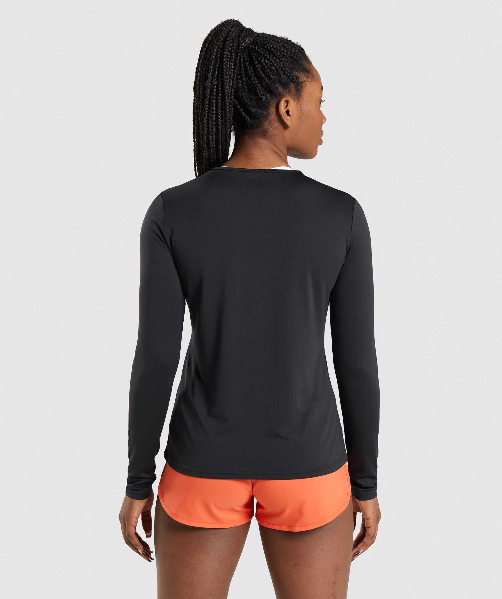 Najfatalniejszy Damskie Gymshark Treningowe Long Sleeve Czarne | KOUQ74095