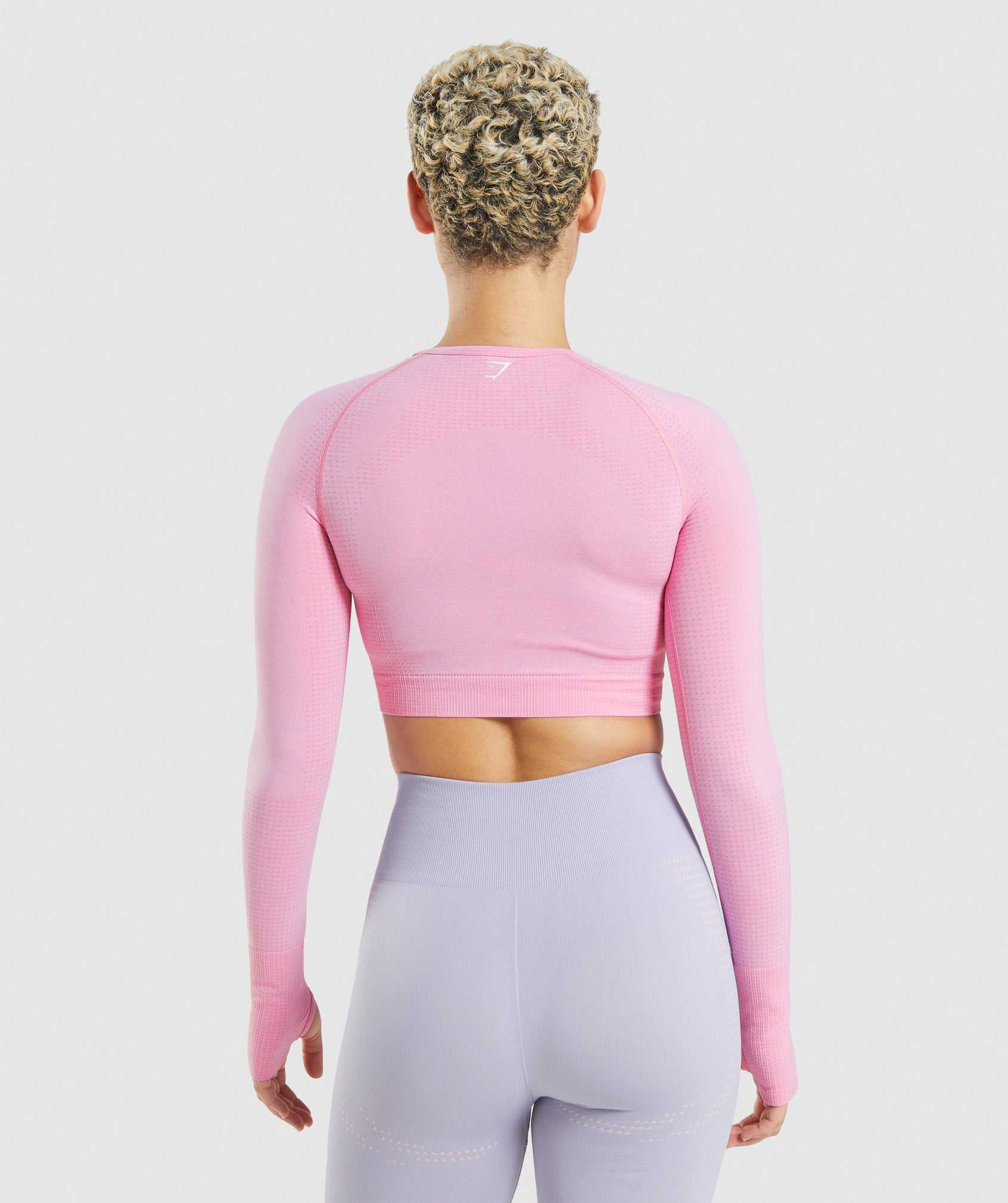 Najfatalniejszy Damskie Gymshark Vital Seamless 2.0 Crop Różowe | BAYH57291