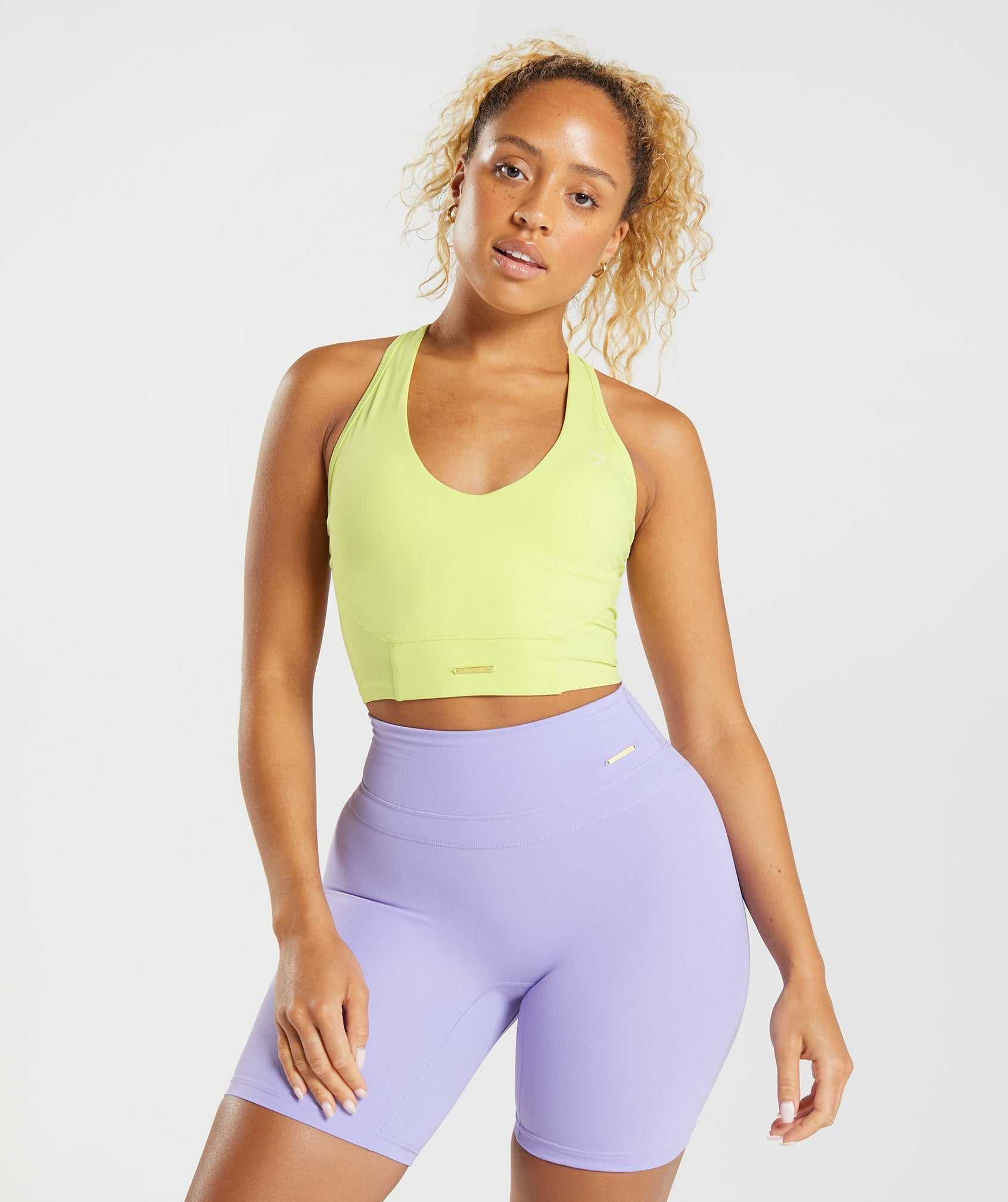 Najfatalniejszy Damskie Gymshark Whitney Crop Zielone | KSRF34925