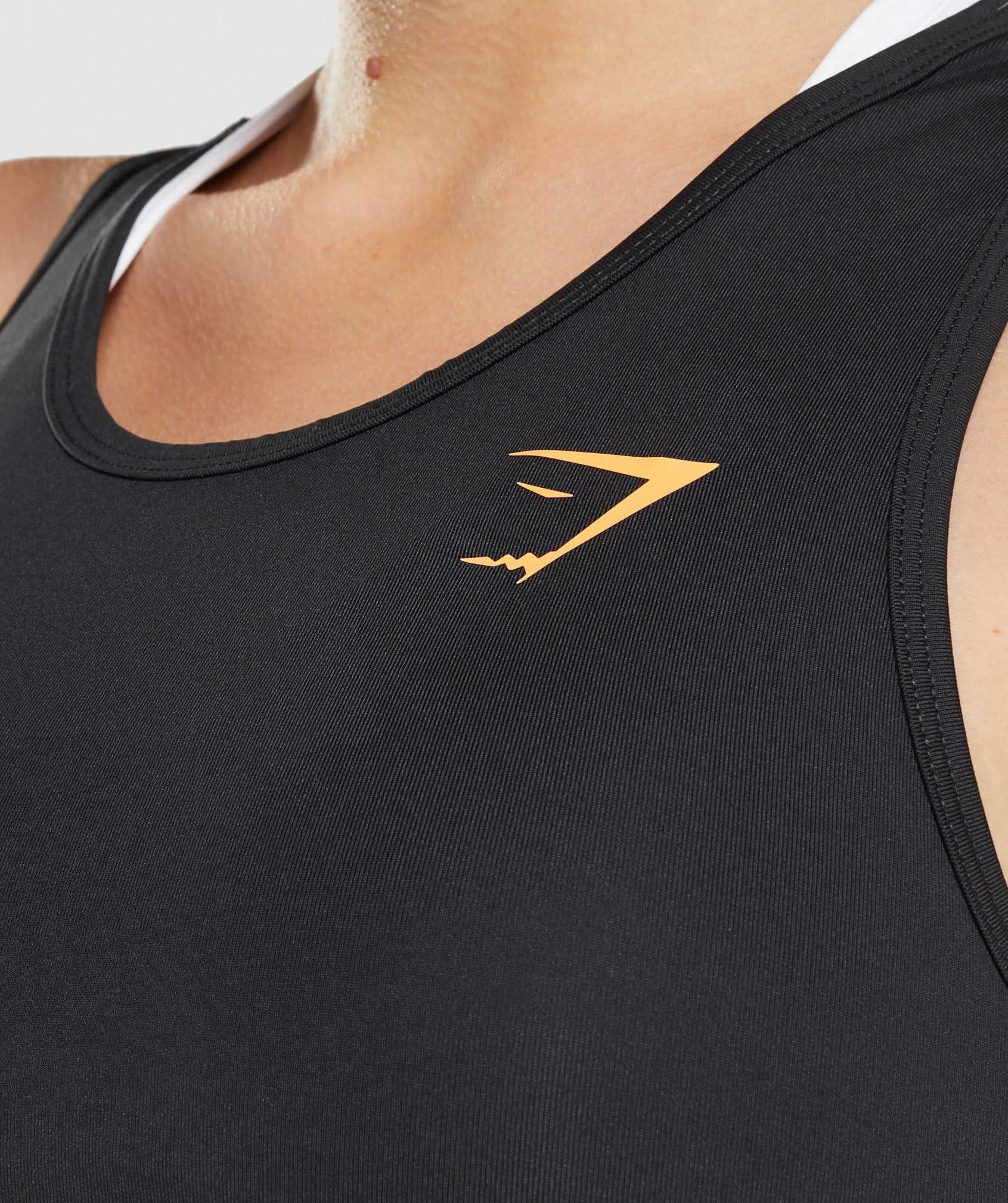 Podkoszulki Damskie Gymshark Pulse Crop Czarne | EFNG74820