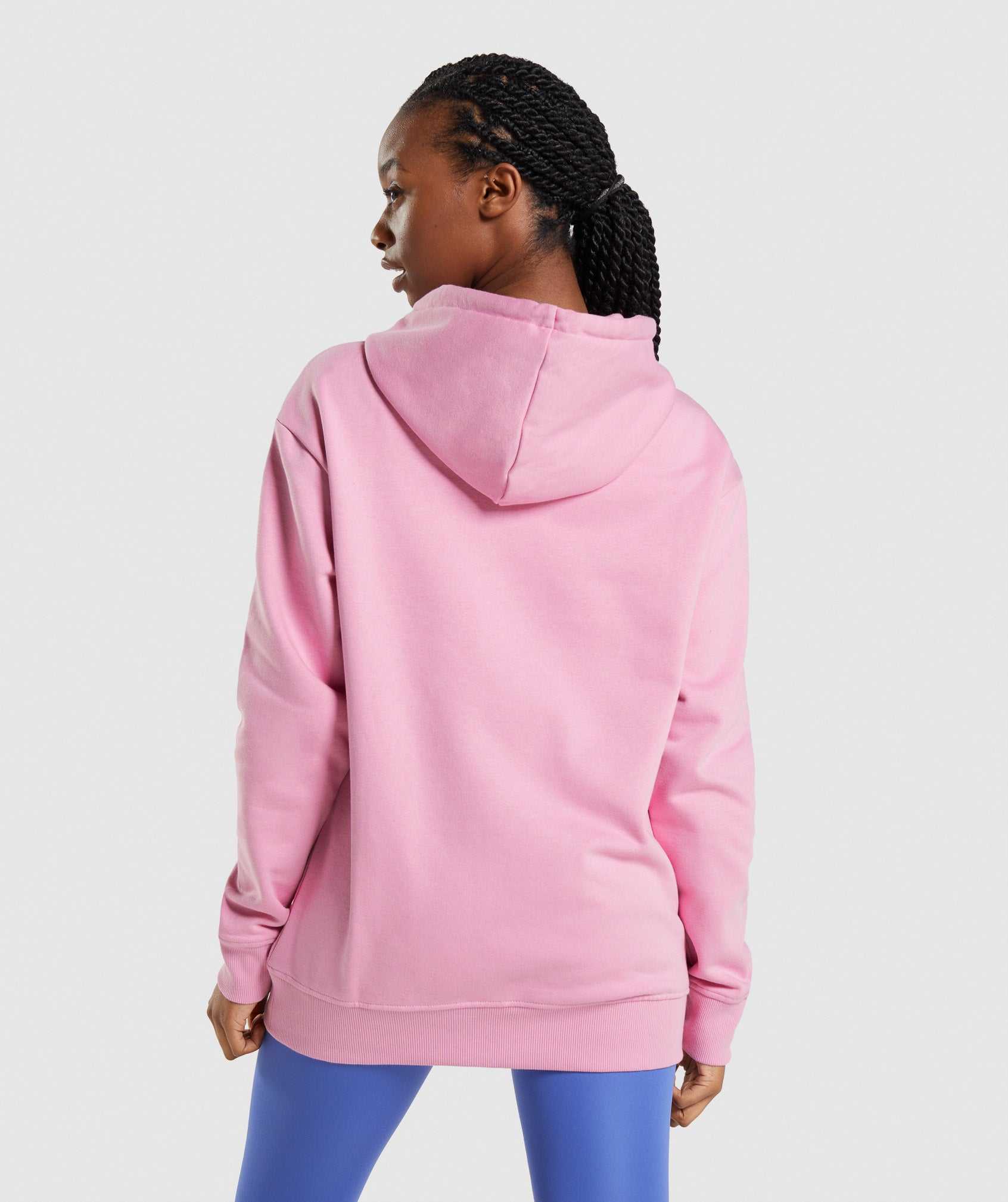 Pulowery Damskie Gymshark Apollo Oversized Różowe | SOMZ61572