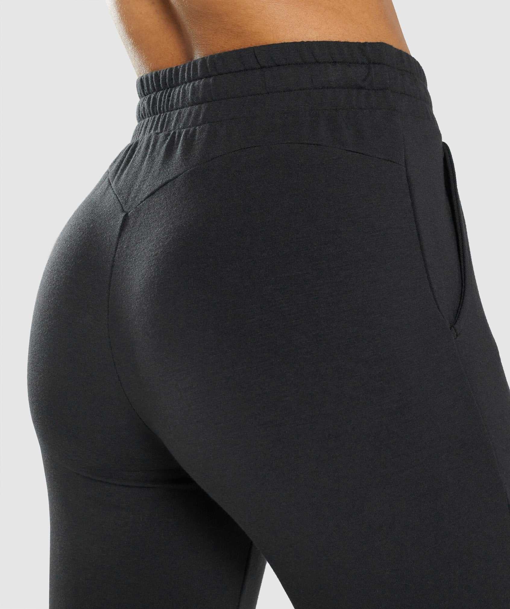 Spodnie Do Biegania Damskie Gymshark Pippa Treningowe Czarne | XJWL09763