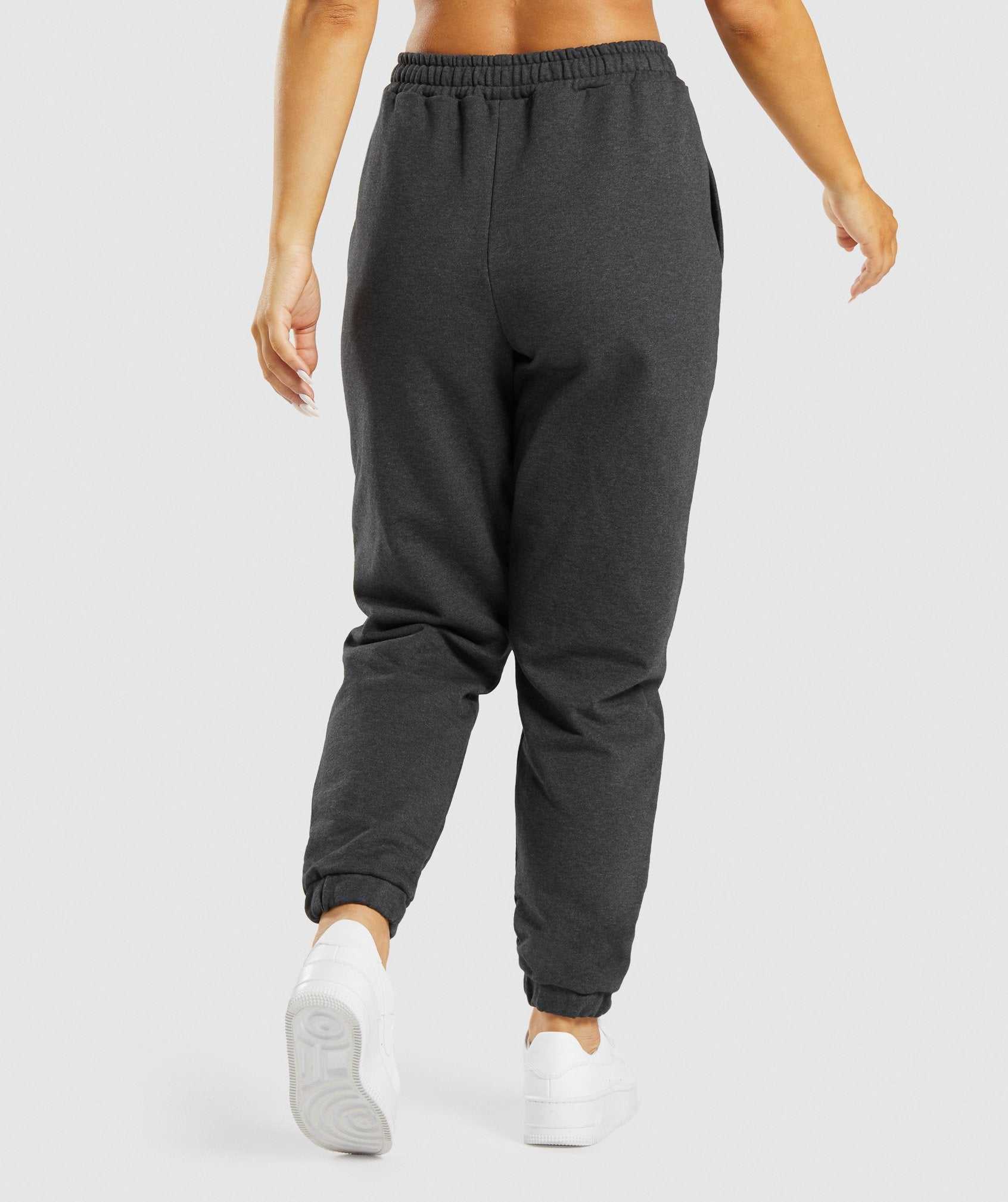 Spodnie Do Biegania Damskie Gymshark Rest Day Sweats Czarne | TLSX57839