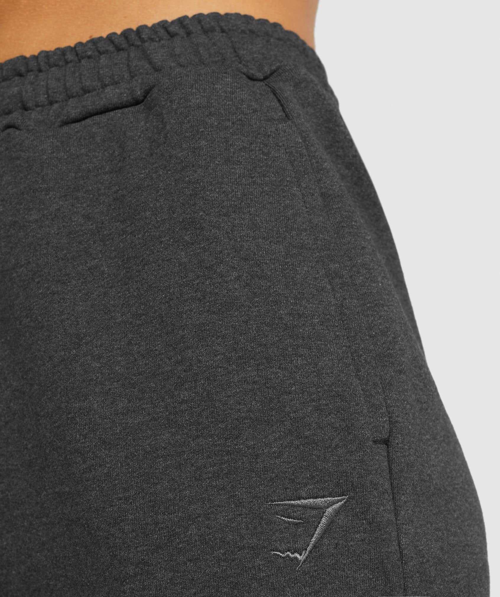 Spodnie Do Biegania Damskie Gymshark Rest Day Sweats Czarne | TLSX57839