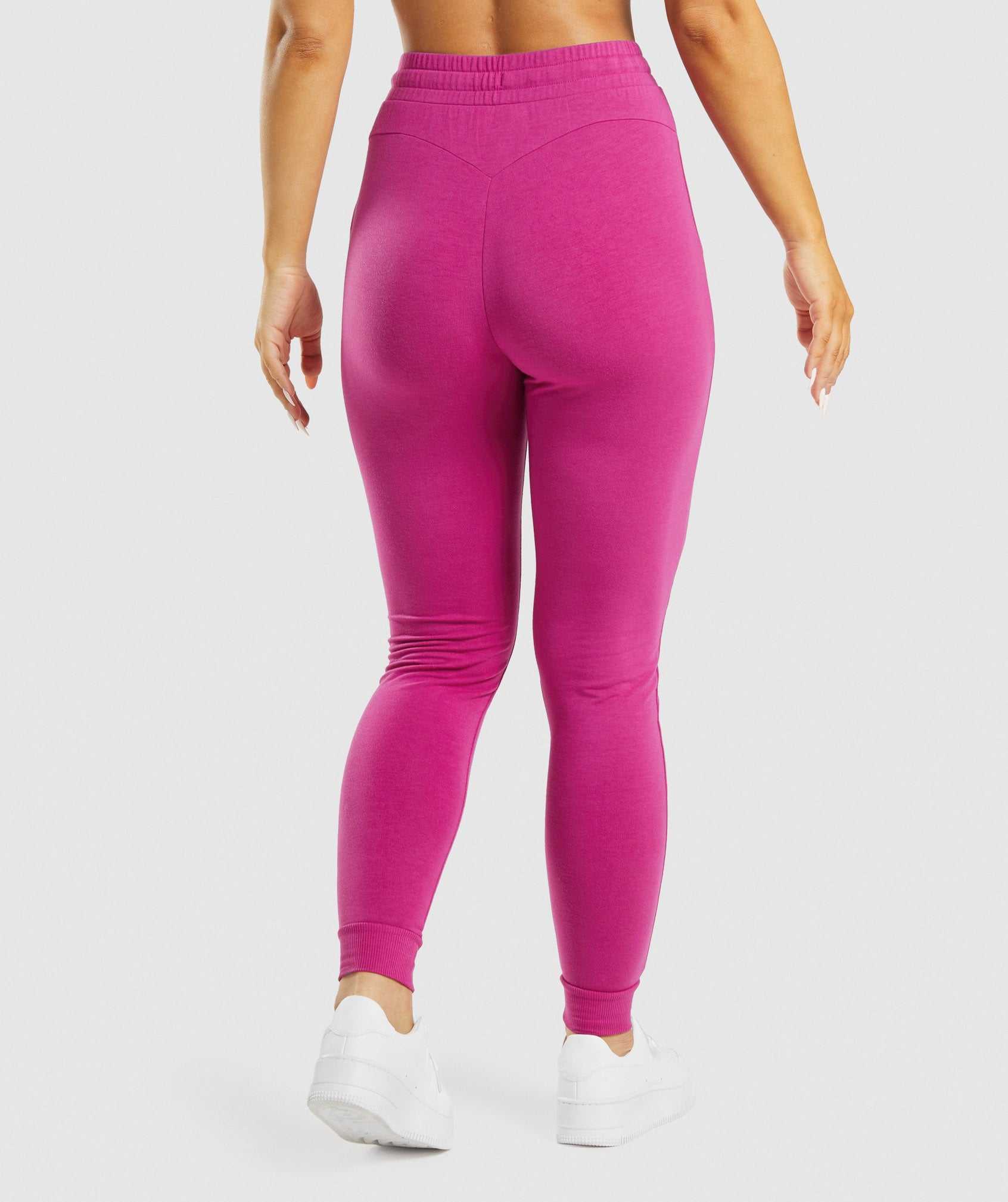 Spodnie Do Biegania Damskie Gymshark Treningowe Pippa Różowe | IQRW54978