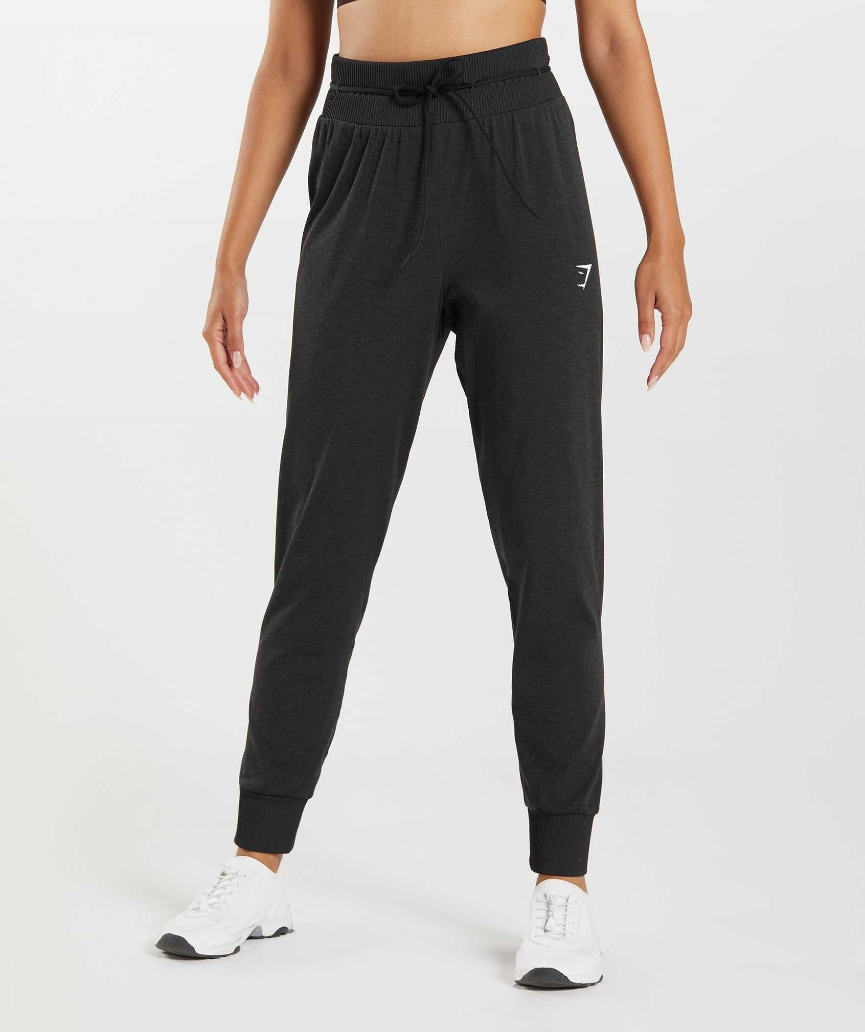 Spodnie Do Biegania Damskie Gymshark Vital Seamless 2.0 Czarne | ALUI46783