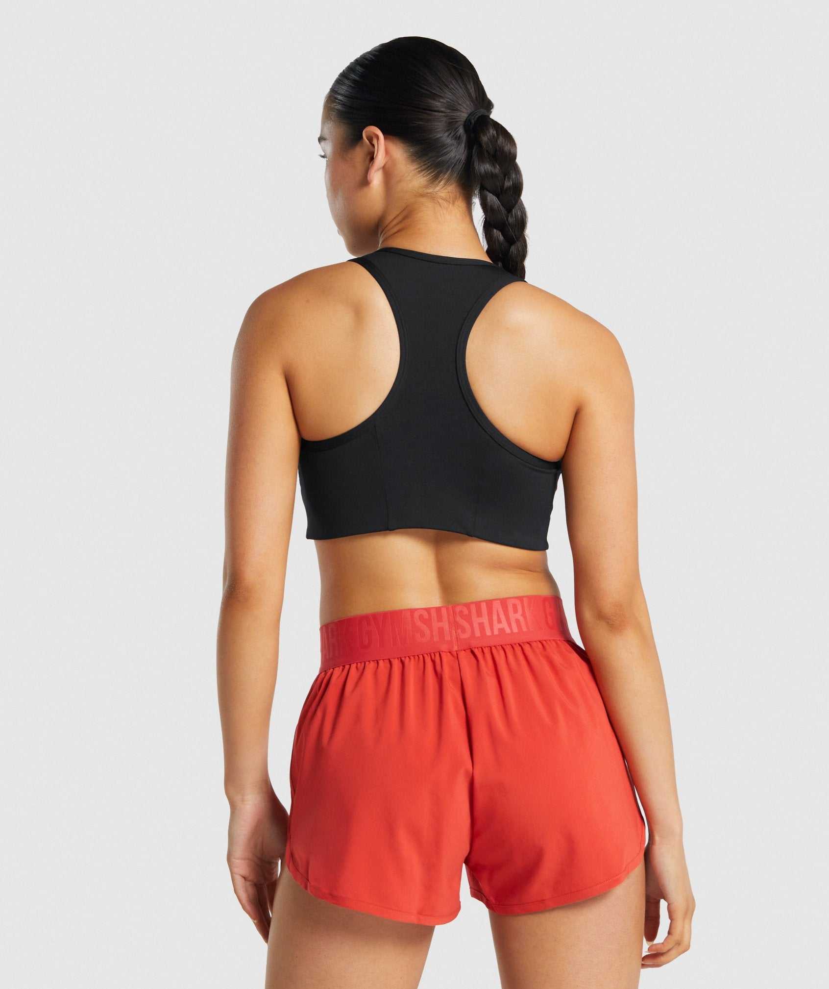 Staniki Sportowe Damskie Gymshark Essential Racer Back Czarne | NTBU64318