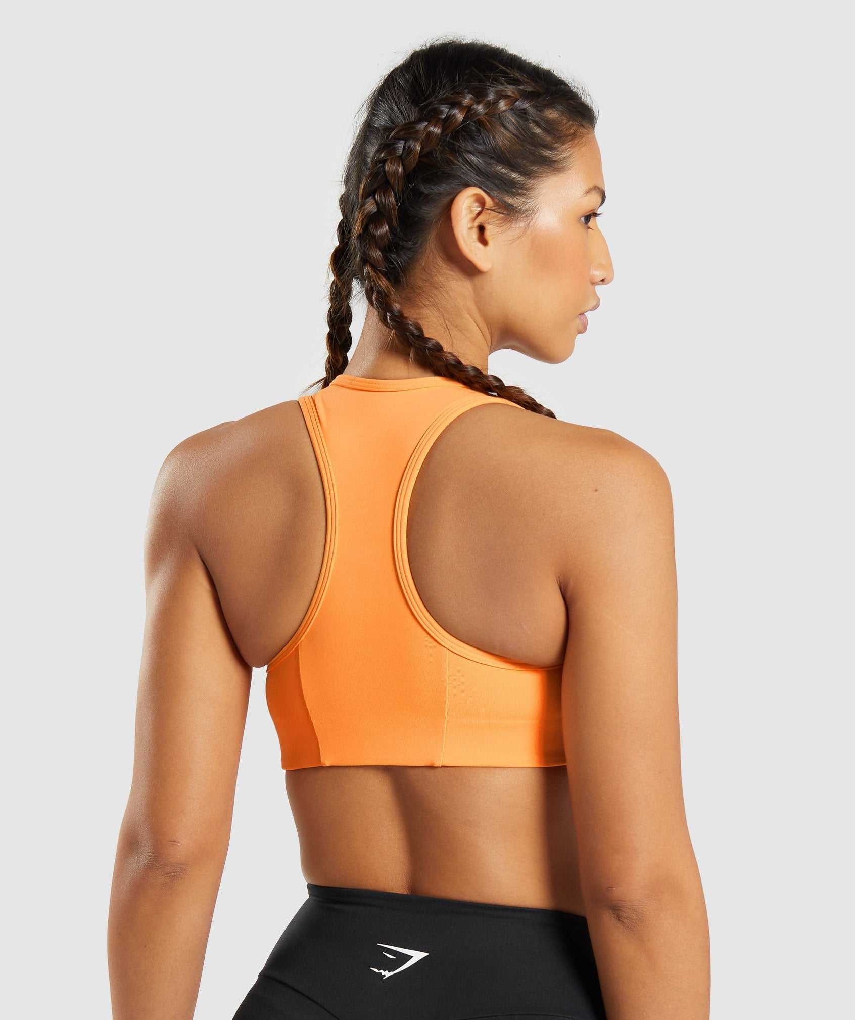 Staniki Sportowe Damskie Gymshark Essential Racer Back Morelowe Pomarańczowe | UPXD23578