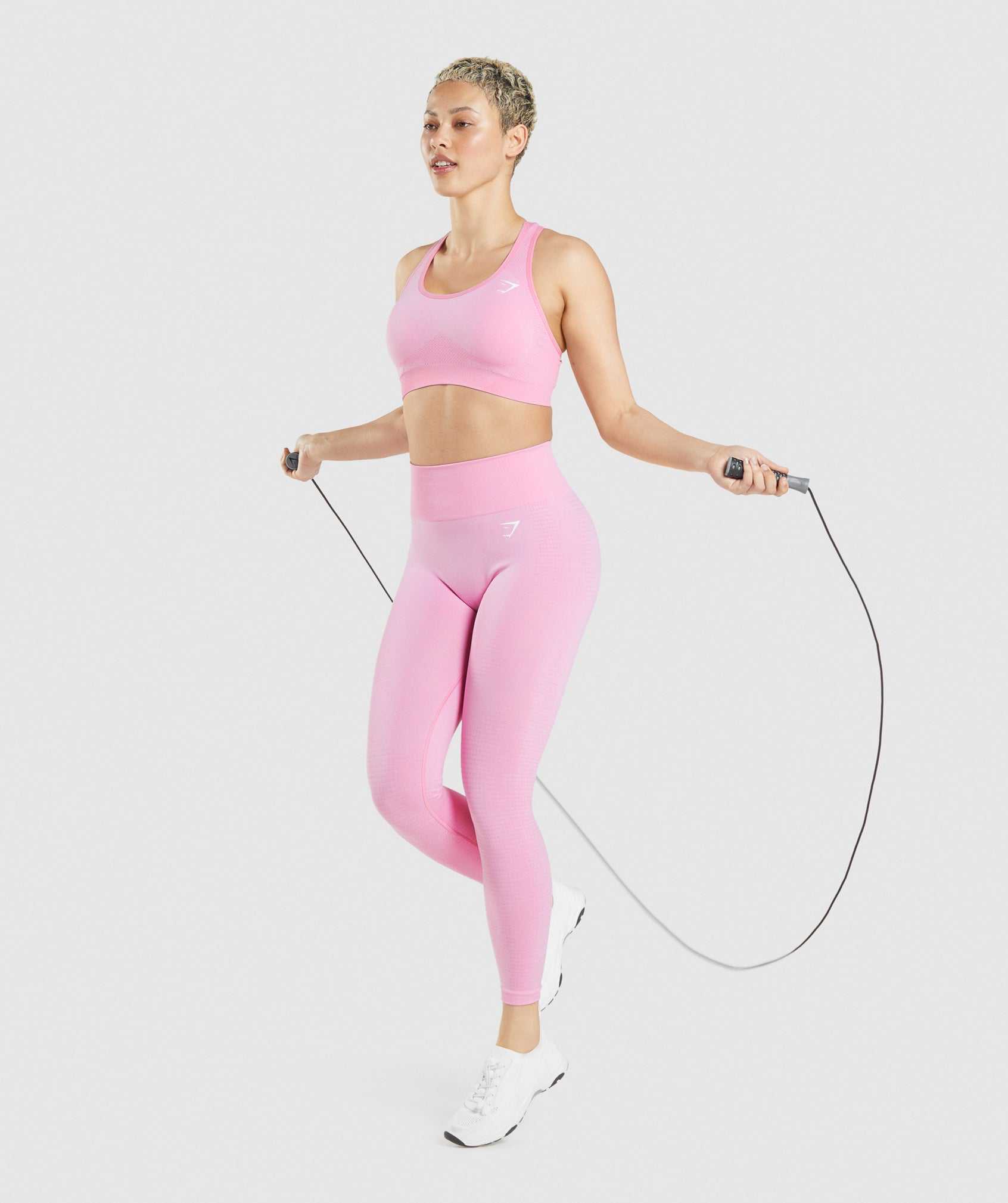 Staniki Sportowe Damskie Gymshark Vital Seamless 2.0 Różowe | XZFJ34078