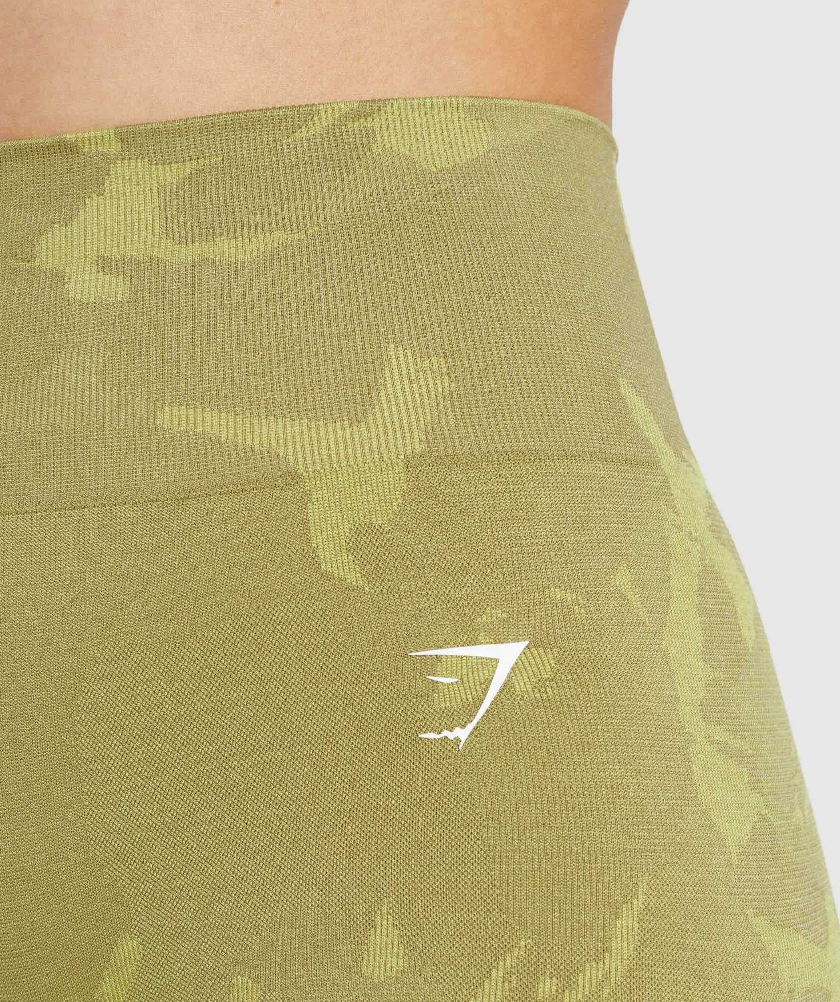 Szorty Damskie Gymshark Adapt Camo Seamless Zielone | LTGN95713