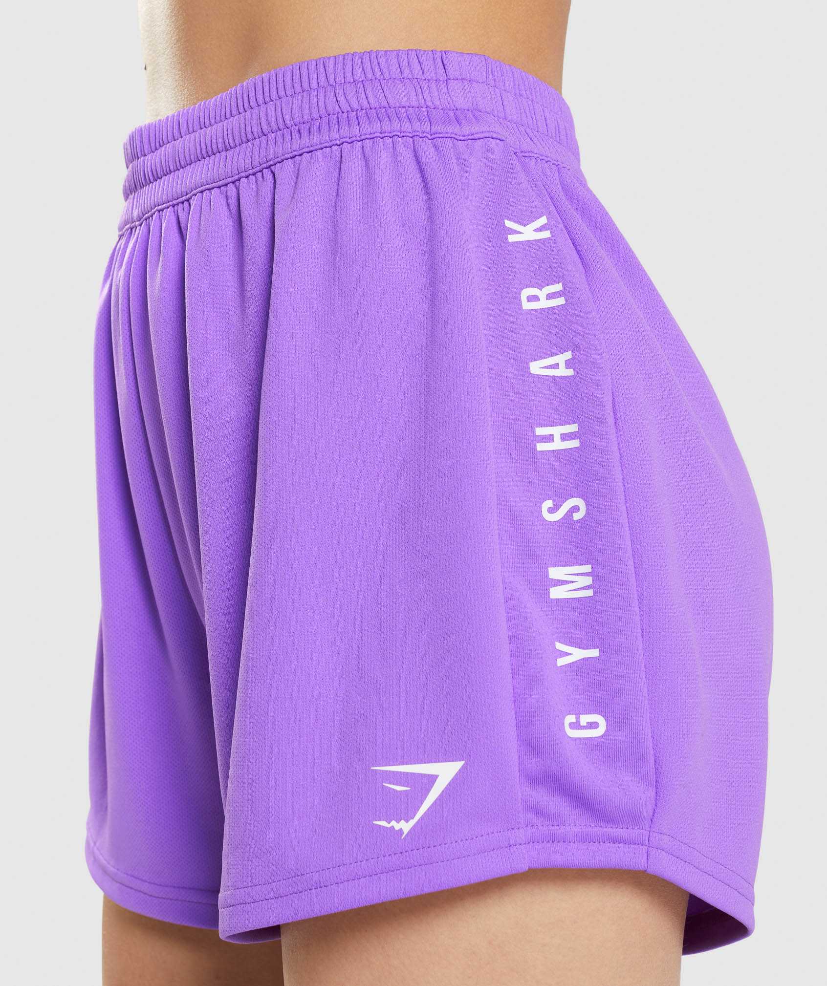 Szorty Damskie Gymshark Sportowe Loose Głęboka Fioletowe | EAGK10894