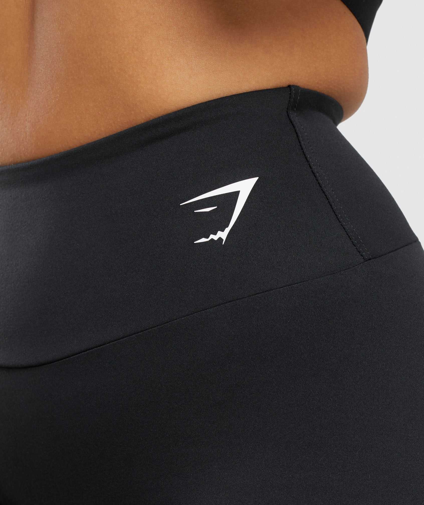 Szorty Damskie Gymshark Treningowe Cycling Czarne | JWOB03197