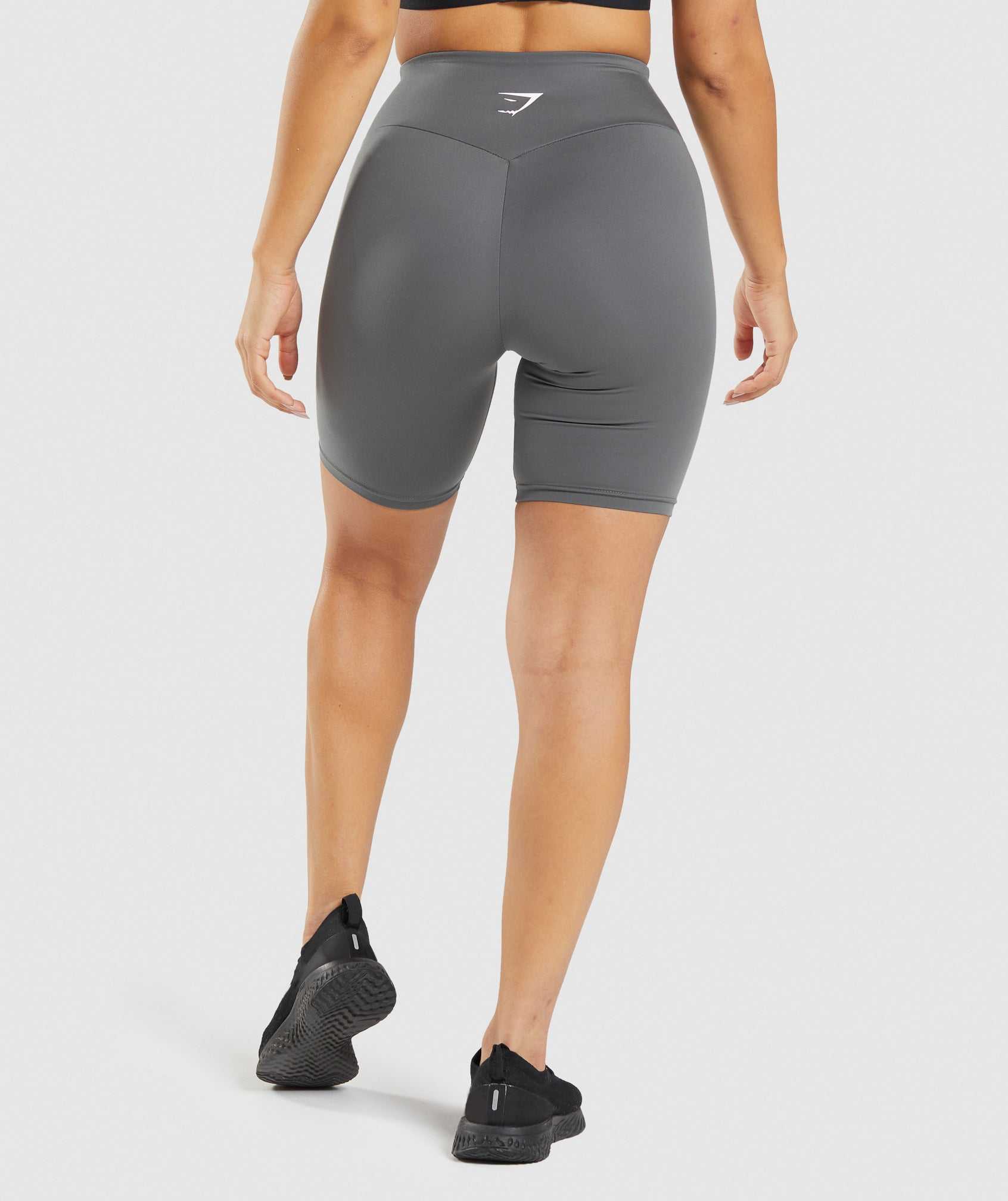 Szorty Damskie Gymshark Treningowe Cycling Szare | XRDJ08415