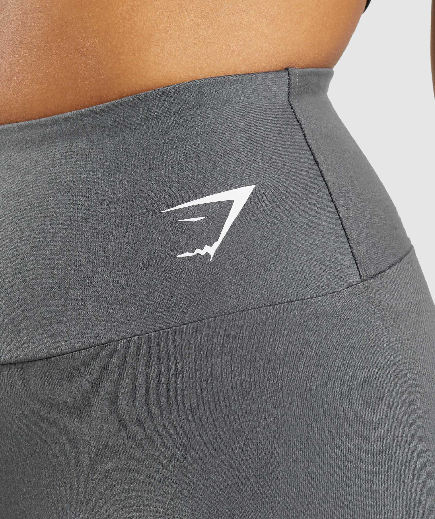 Szorty Damskie Gymshark Treningowe Cycling Szare | XRDJ08415