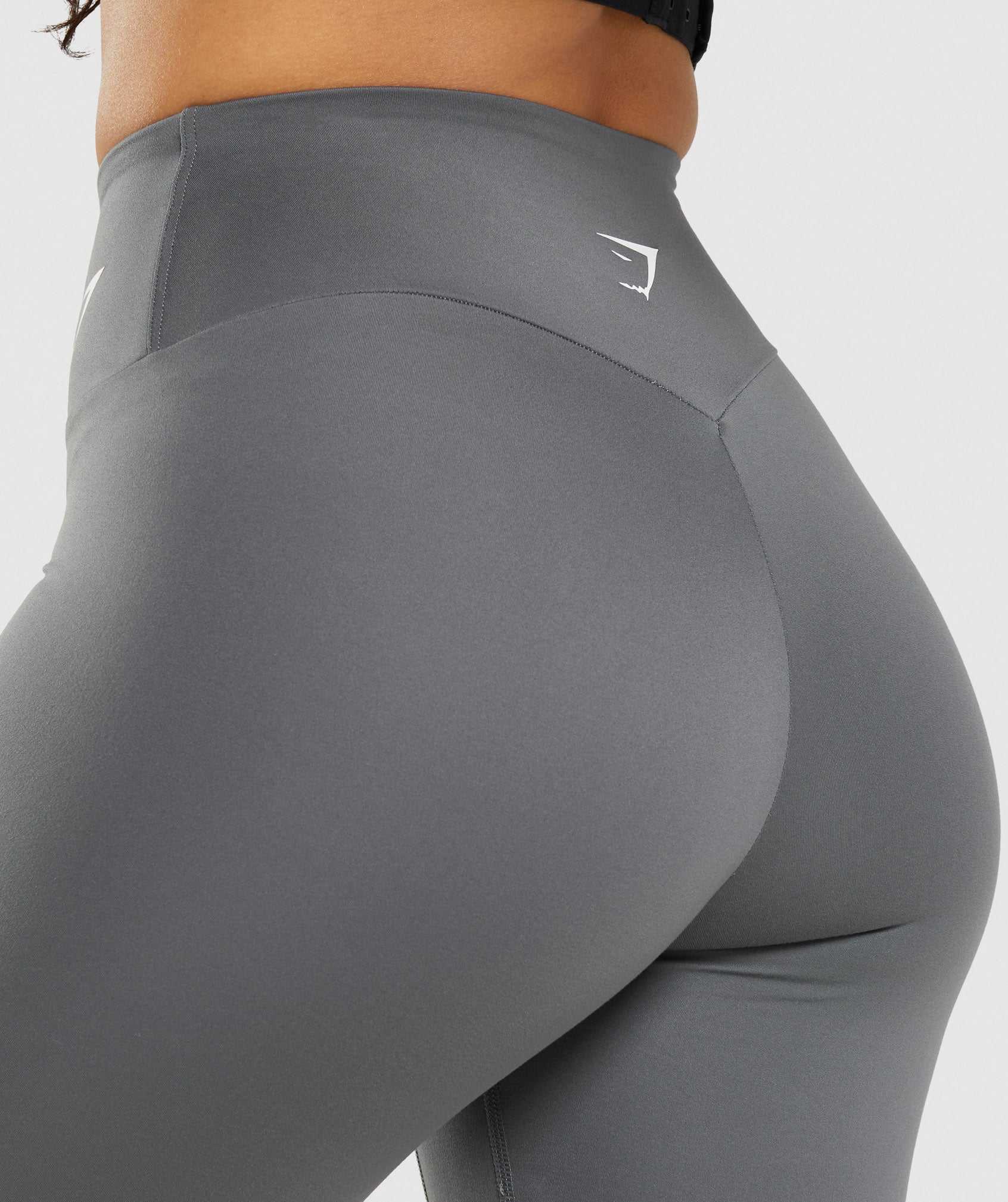 Szorty Damskie Gymshark Treningowe Cycling Szare | XRDJ08415