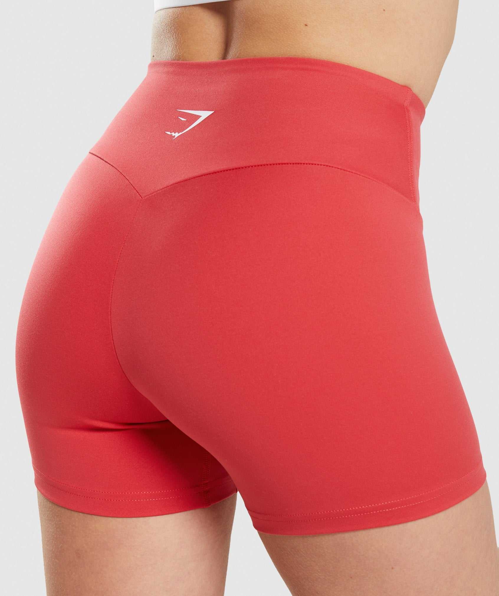 Szorty Damskie Gymshark Treningowe Czerwone | XNQY28367