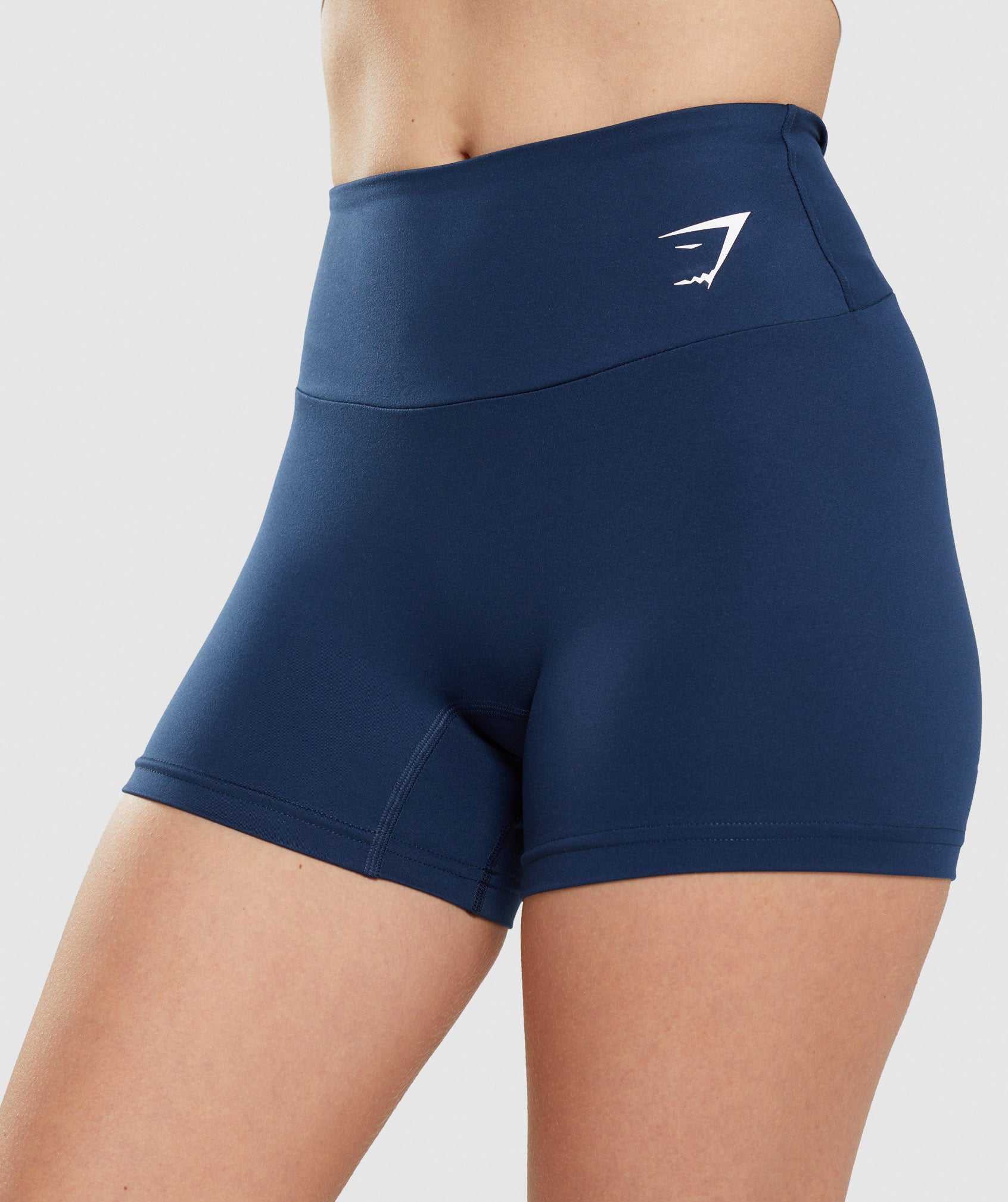 Szorty Damskie Gymshark Treningowe Granatowe | SJRK76981