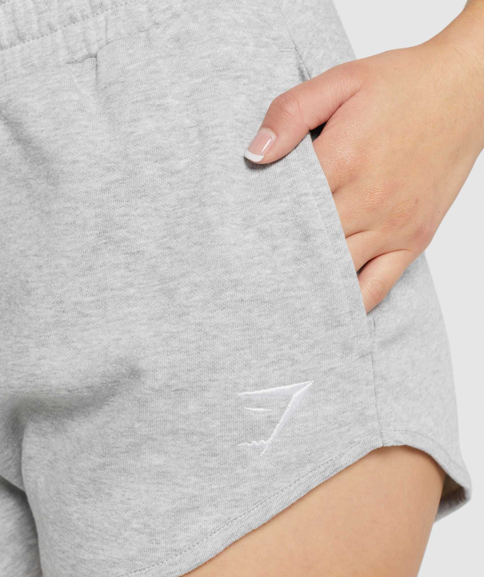 Szorty Damskie Gymshark Treningowe Sweat Głęboka Szare | GLVY47329