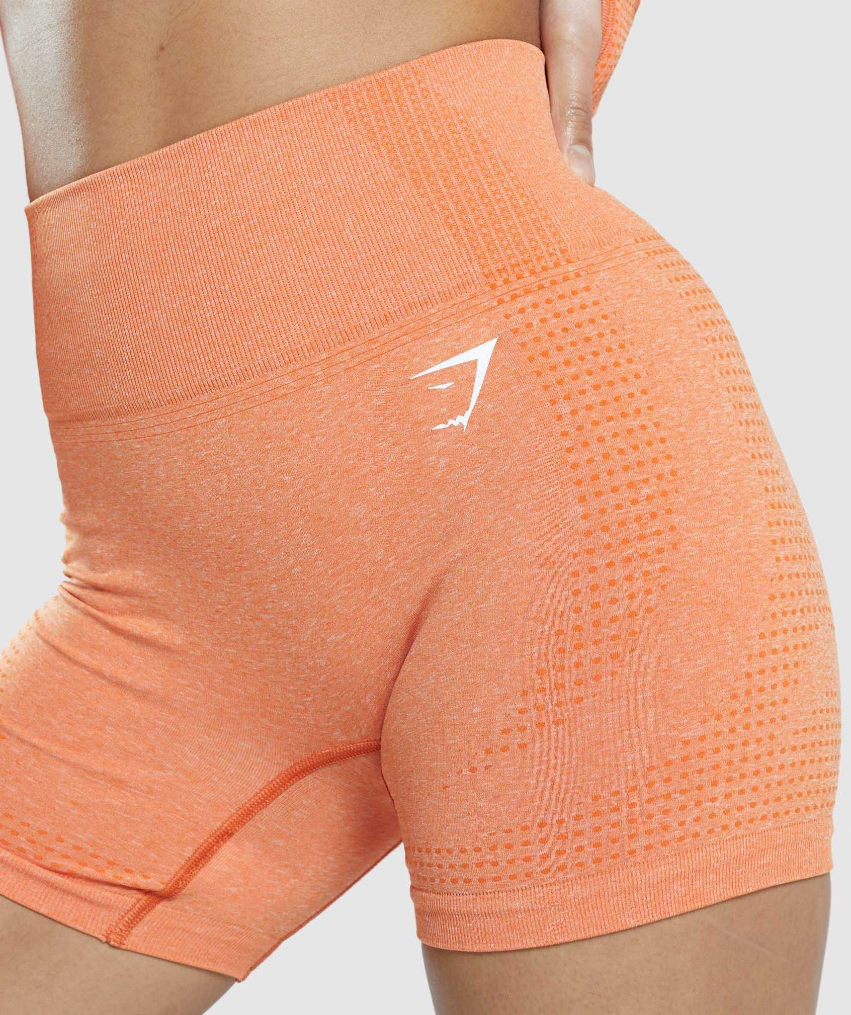 Szorty Damskie Gymshark Vital Seamless 2.0 Morelowe Pomarańczowe | IJVC18407