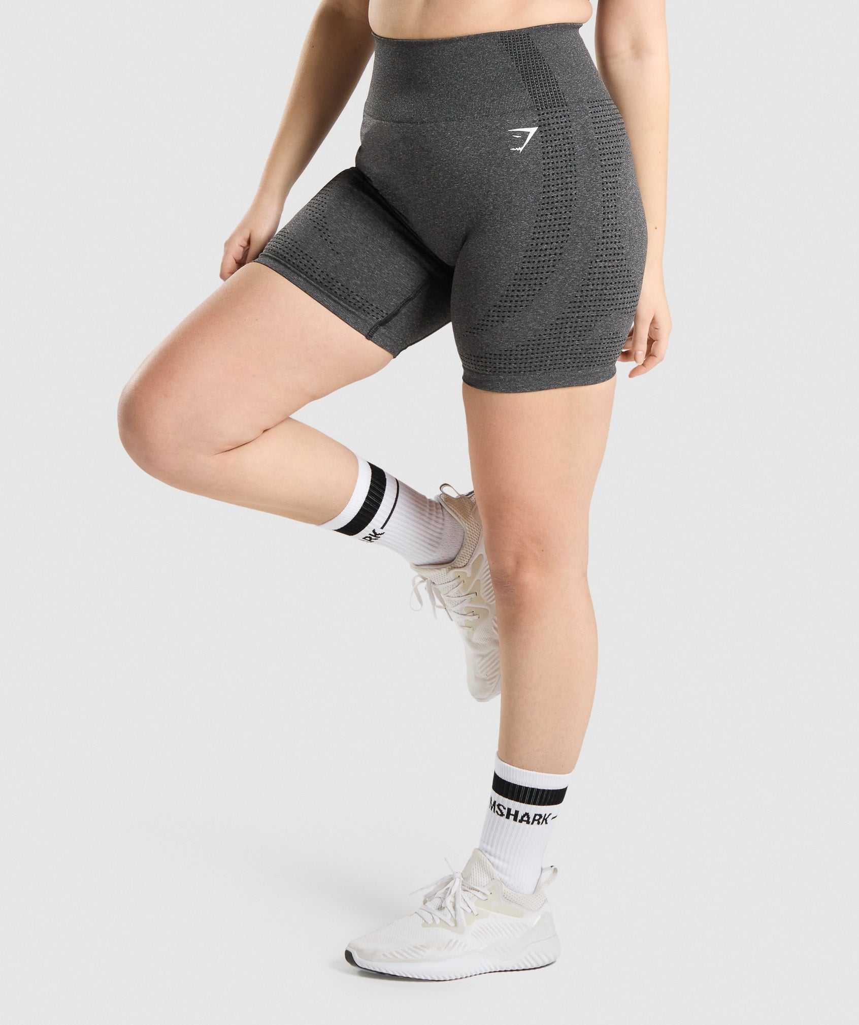 Szorty Damskie Gymshark Vital Seamless 2.0 Szare | RLEB41983