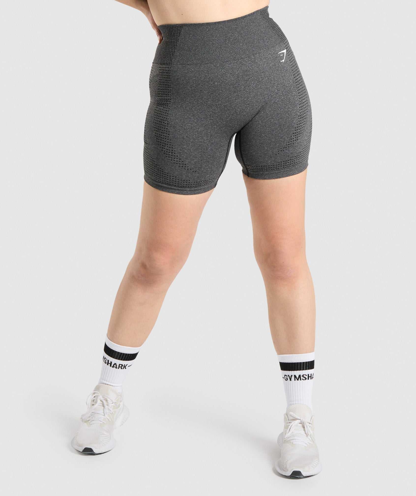 Szorty Damskie Gymshark Vital Seamless 2.0 Szare | RLEB41983