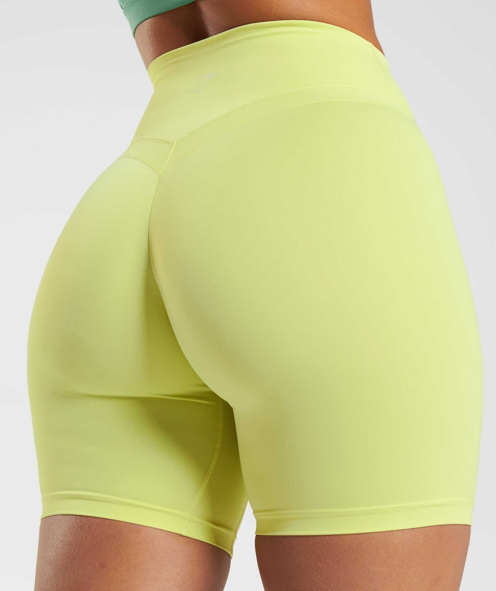 Szorty Damskie Gymshark Whitney Cycling Zielone | HVRU49378