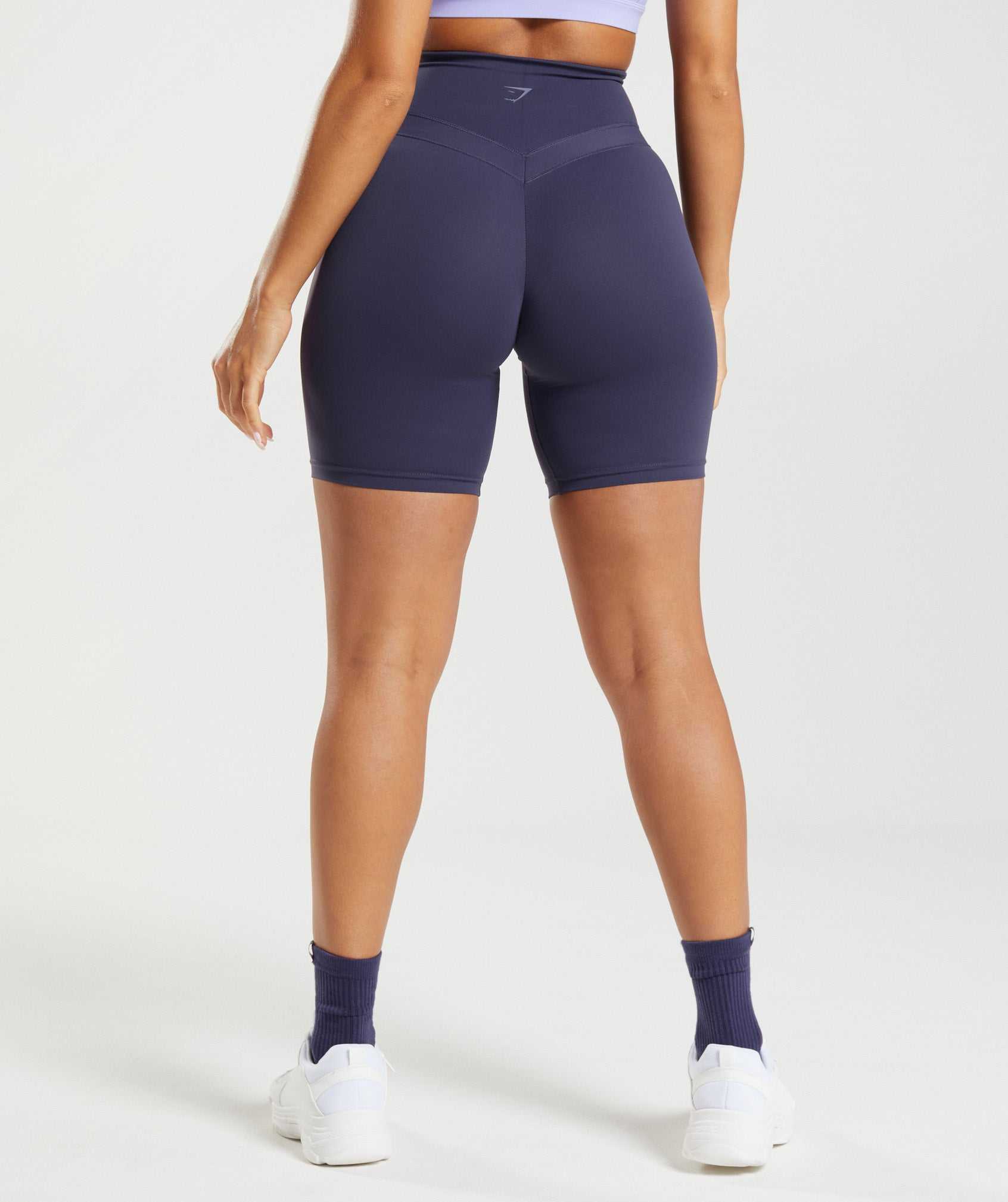 Szorty Damskie Gymshark Whitney Cycling Indygo Granatowe | NXQZ92641