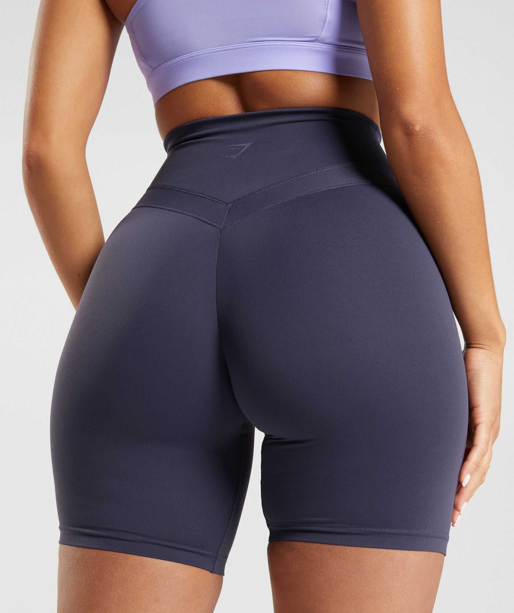 Szorty Damskie Gymshark Whitney Cycling Indygo Granatowe | NXQZ92641